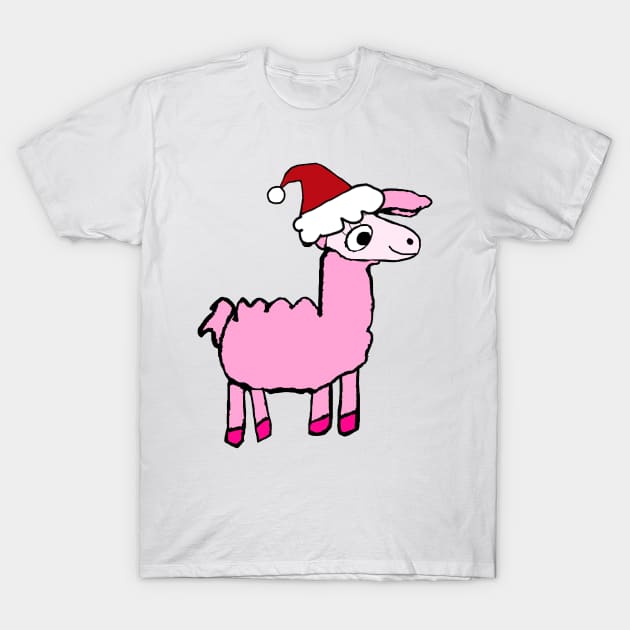 Christmas Dodie the Llama T-Shirt by JadedAlice